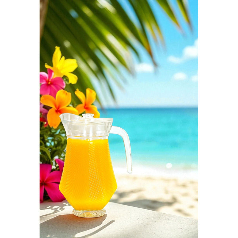 X3 Jarra De Vidrio De Agua Jugo Jarras Agua Transparente Transparente