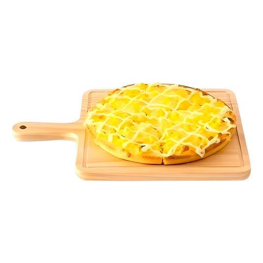 X5 Tablas Pizza Tabla Cuadrada Picoteo Plato Madera 27x30cm