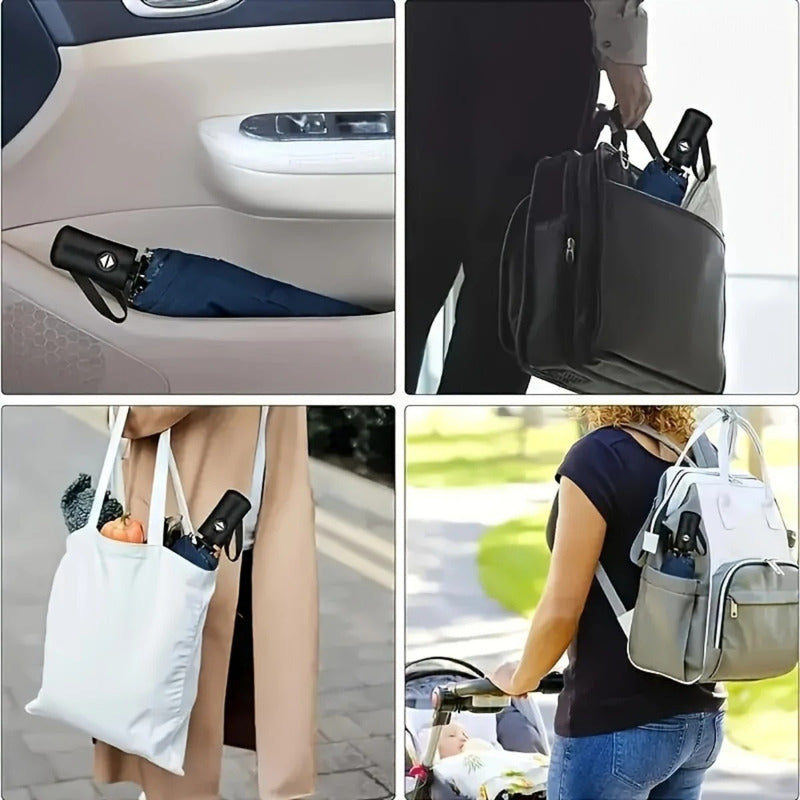 Sombrilla Plegable Retractil Lluvia Imprevista Estilo Confor