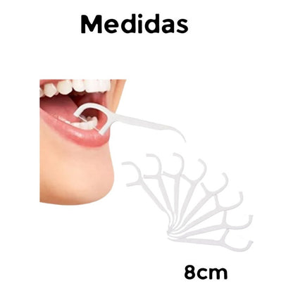60 Piezas Hilo Dental Limpiador De Diente Dental Hilo Dental