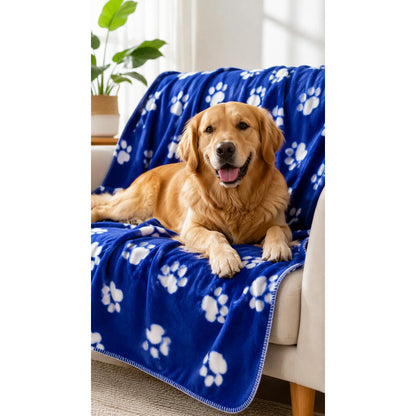 Frazada Manta Polar Mascotas Perros 90x120 Cm Lavable Hogar Multicolor Hembra Polar Tonos Surtidos Animalitos Huellas Mascota Perros Manta Frazada Suave Lavable Sofa Cama Auto Viaje