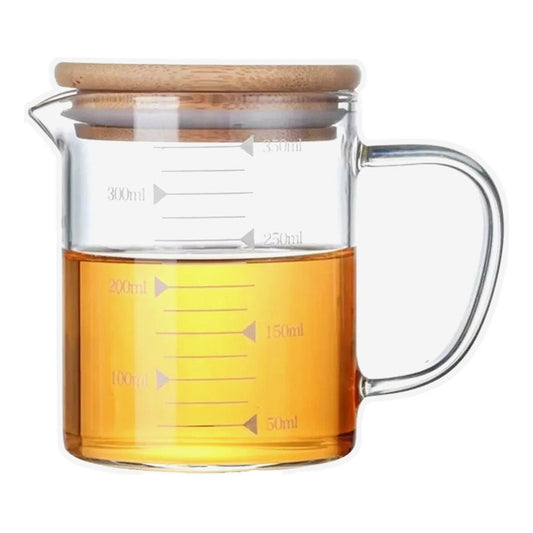 X2 Taza Medidora Con Tapa Taza Medidora Vidrio Taza Medidora