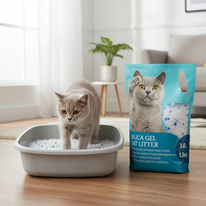 Arena Cristal Gato Silica Arena Gatos Cristales Gel 1.5 Kg