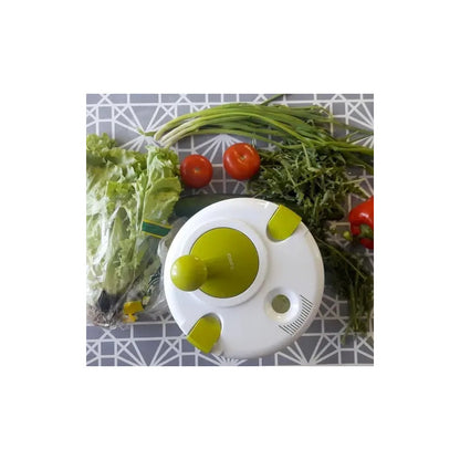 Secador Centrífugo Para Ensaladas, Hojas, Verduras Y Lechuga Blanco