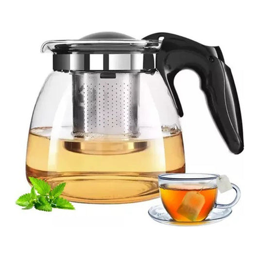 X2 Tetera Vidrio Infusor Te Tetera Infusora Con Filtro 900ml