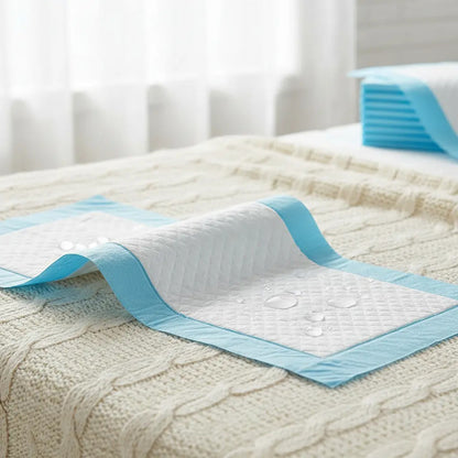 120 Sabanilla Adulto Protector Cama Pañales Protector 45x60 45x60 Cm Azul