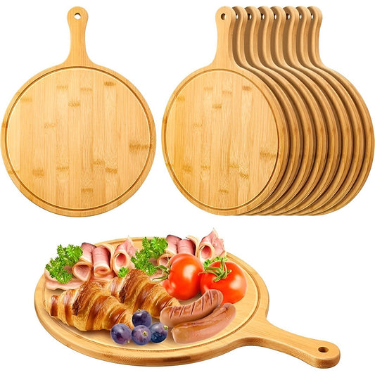 3 Tabla Para Picoteo Tabla Rustica Tabla Pizza Mader 25x35cm