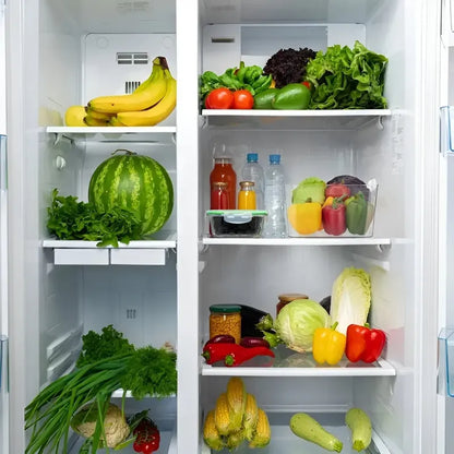 X2 Organizador De Refrigerador Organizador Cocina Multiuso T Transparente - 864