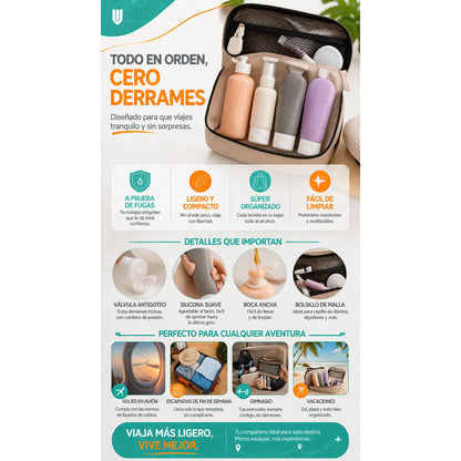 Botellas Silicona Recargable Viaje Porta Shampoo Jabon 60 Ml Multicolor Vibrante Atractivo Moderno Viaje Liquidos Organizacion Practica Identificacion Rapida Silicona Flexible Diseño Compacto