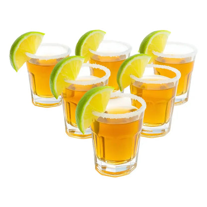 Set 12 Vasos Shot Tequilero Pocillo Vasos Shot Vasos Shot  Transparente