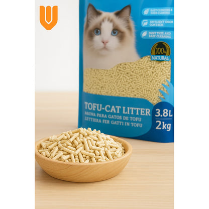 Arena De Tofu Arena Sanitaria Arena Para Gato Arena Tof 2 Kg