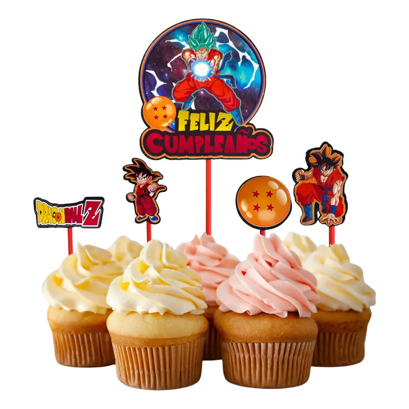 Topper Cumpleaños Torta Cotillon Cup Cake Fiestas Decoracion