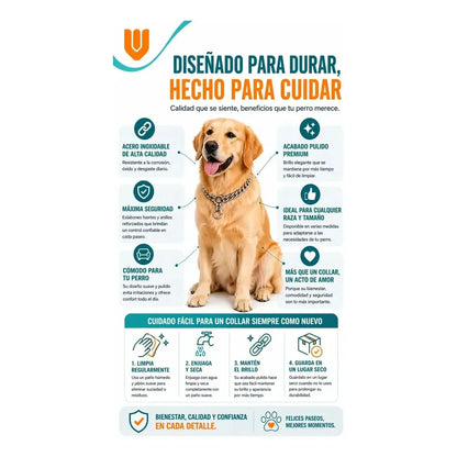 X4 Collar Adiestramiento Perro Collar De Adiestramiento 50cm