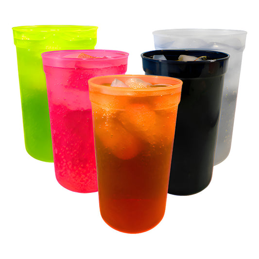 Set 40 Vasos Plastico Vasos Colores Reutilizables De Fiesta