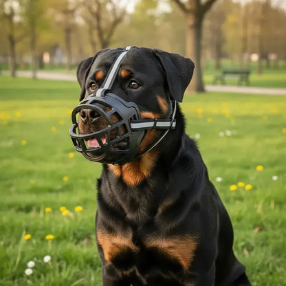 Accesorio Adiestramiento Perros Grandes Evita Daños Hogar Ne Negro Mediano