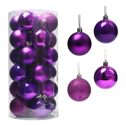 Esferas Navidad 5 Cm Brillante Mate 20 Unid Vitrineon Cl