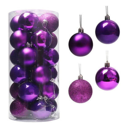 Esferas Navidad 5 Cm Brillante Mate 20 Unid Vitrineon Cl