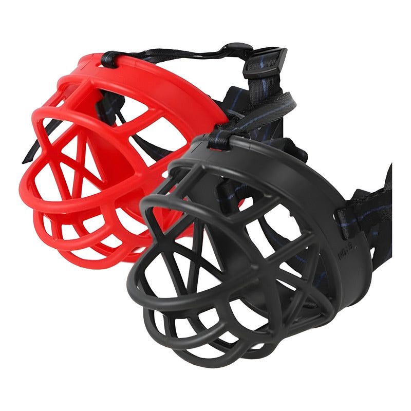 Bozal Perro Xl Vitrineon Cl Caucho Ajustable Antiescape