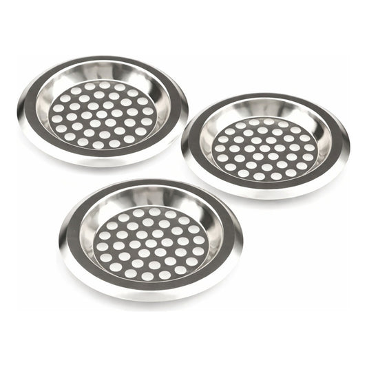 Rejilla Filtro Lavaplatos Cocina Bacha Acero Pack 3 Hogar Gris 006-2