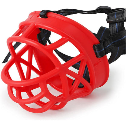 Bozal Perro Xl Vitrineon Cl Caucho Ajustable Antiescape