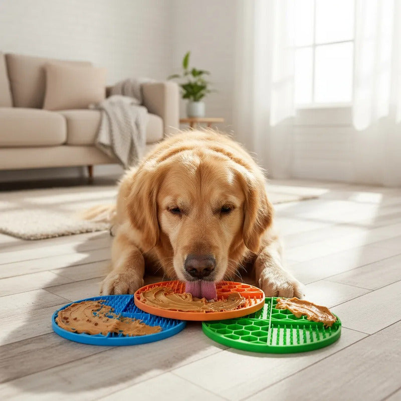 Lickimat Almohadilla Lamer Perro Comedero Antiestrés Tapete