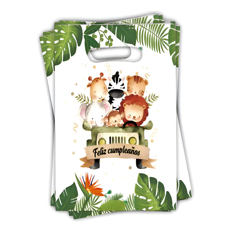 X40 Bolsa Para Piñata Safari Cumpleaños Safari Fiestas Multicolor Safari