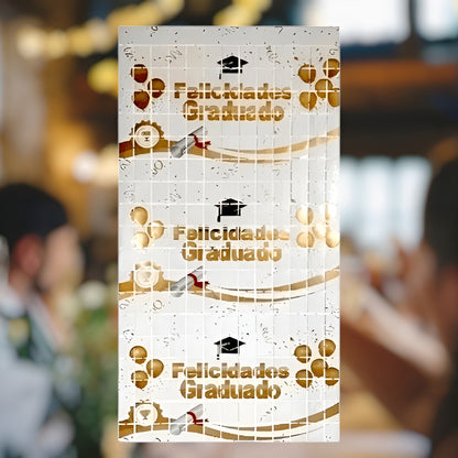 Cortina Metalizada Guirnalda Decoración Graduacion Decoracio