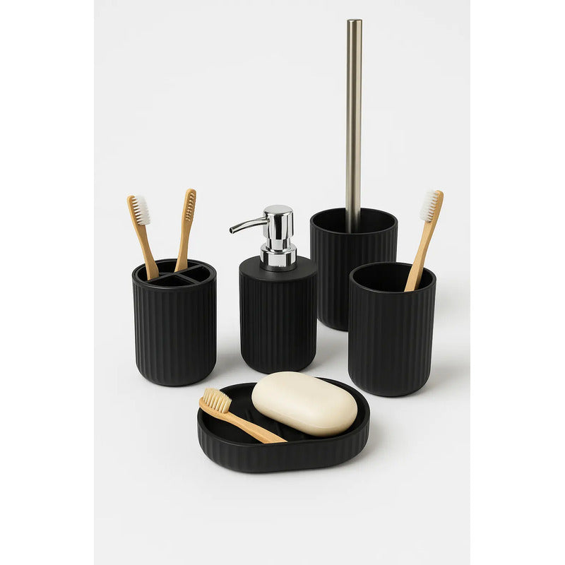 Set De Baño 5 Piezas Accesorios Decorativo Baños Juegos Baño