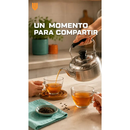 Tetera Cuello Cisne Invierno Café Gourmet Acero Metal Tetera Cuello Cisne Acero Inoxidable 2 Litros Plateada Mango Plástico Apta Fuego Directo Cocina Cafés Tés Dcbz18 Premium