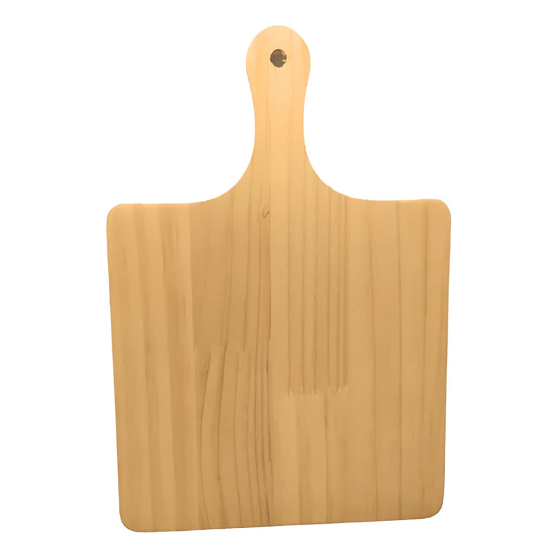 X2 Tablas Pizza Tabla Cuadrada Picoteo Plato Madera 30x40cm