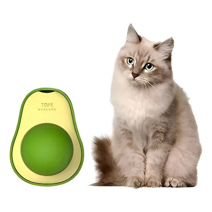 Juguete Interactivo De Aguacate Con Hierba Gatera Para Gatos, Color Verde