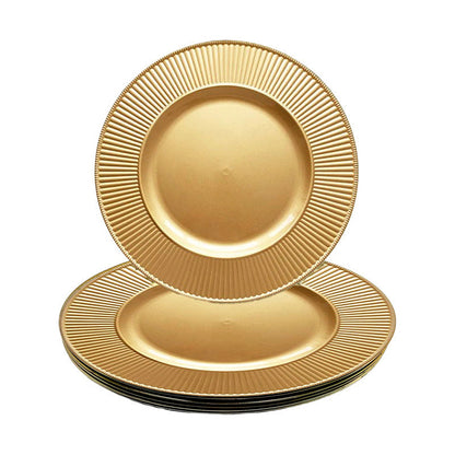 6 Plato Base Navideños Vajilla Navidad Juego De Platos 33cm