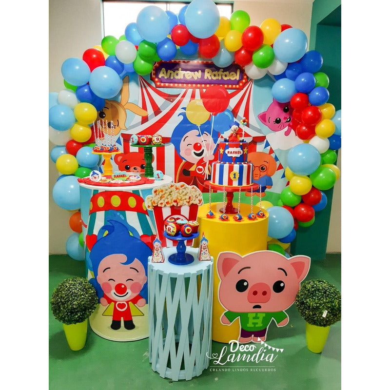 10 Vasos Cumpleaños Vasos Desechable Cumpleaños Plim Plim