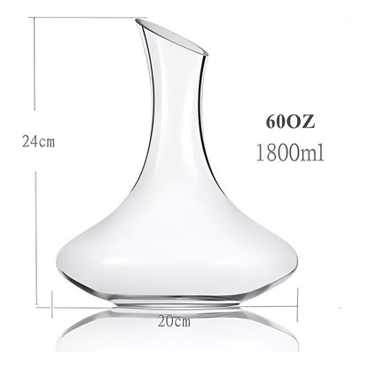 Decantador De Vino Aireador Vino Aireador De Vino 1.5 Litros Arcashopping Decantador Vino De Cristal Aireadores De Vino Resistentes Jarra Para Vino Decantador Vino De Vidrio