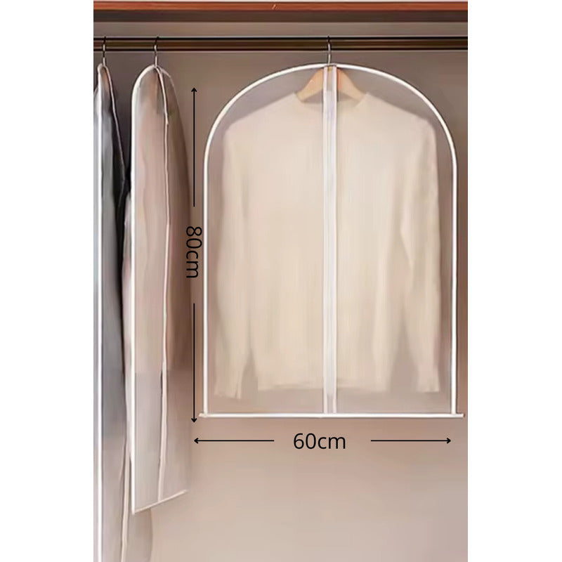 Organizadores Cubre Trajes Organizador Colgante Ropa 60x80cm Blanco-negro 60x80cm