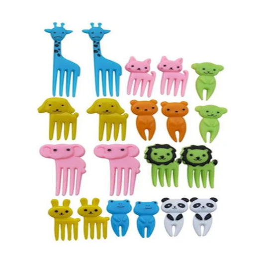 Pack 10 Tenedor Para Niños Brocheta Para Futas Pinchos Pro