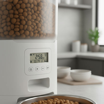 Dispensador Automatico Alimentos Mascotas Comedero 4 Litros