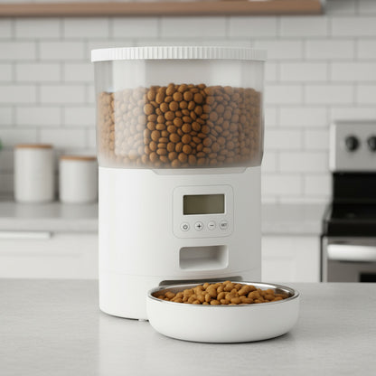 Dispensador Automatico Alimentos Mascotas Comedero 4 Litros