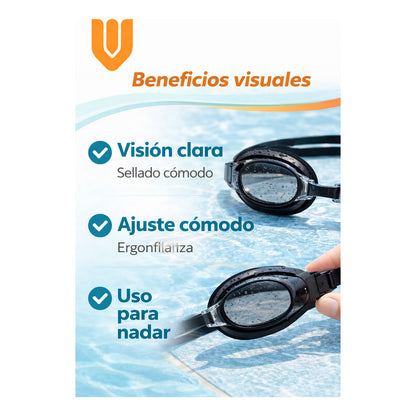 Vitrineon Cl Lentes Natacion Infantiles Piscina Silicona