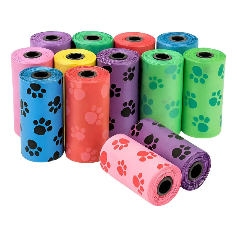 Pack 10 Bolsas Basura Excremento Perro Vitrineon Multicolor Multicores