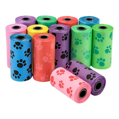 Pack 10 Bolsas Basura Excremento Perro Vitrineon Multicolor Resistentes Compactas 6 Cm X 3 Cm Higiene Mascotas Paseo Canino Recoleccion Desechos Practicas Portatiles Limpieza Urbana