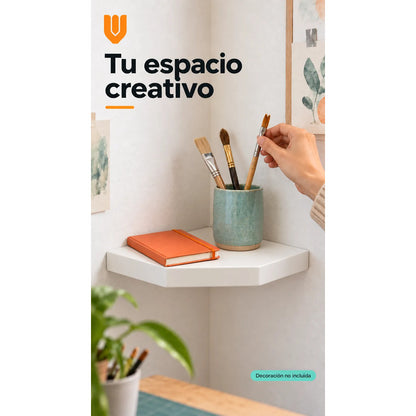 Repisa Esquinera Flotante Mdf Blanco 30x30 Cm Vitrineon Cl Blanco Repisa Esquinera Flotante Estante Mdf Marrón Decoración Rincón Pared Hogar Plantas Adornos Fotografías Living 30x30