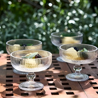 6 Copas De Helado Copas De Cristal Copas Vidrio Postre Helad