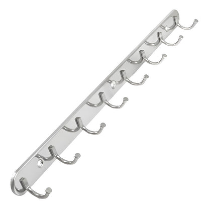 8 Colgador Perchero Aluminio De Pared Colgador Ropa Multiuso