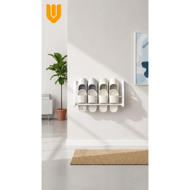Organizador Zapatos Colgante Closet Tela Ahorro Espacio Blanco