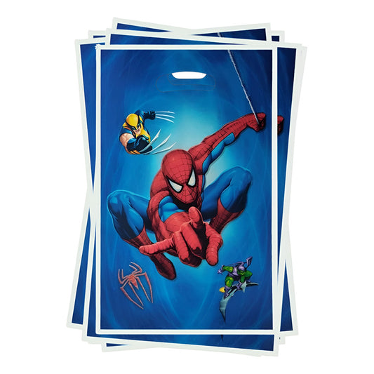 10 Bolsas Para Piñata Spiderman Bolsas Para Dulce Fiesta