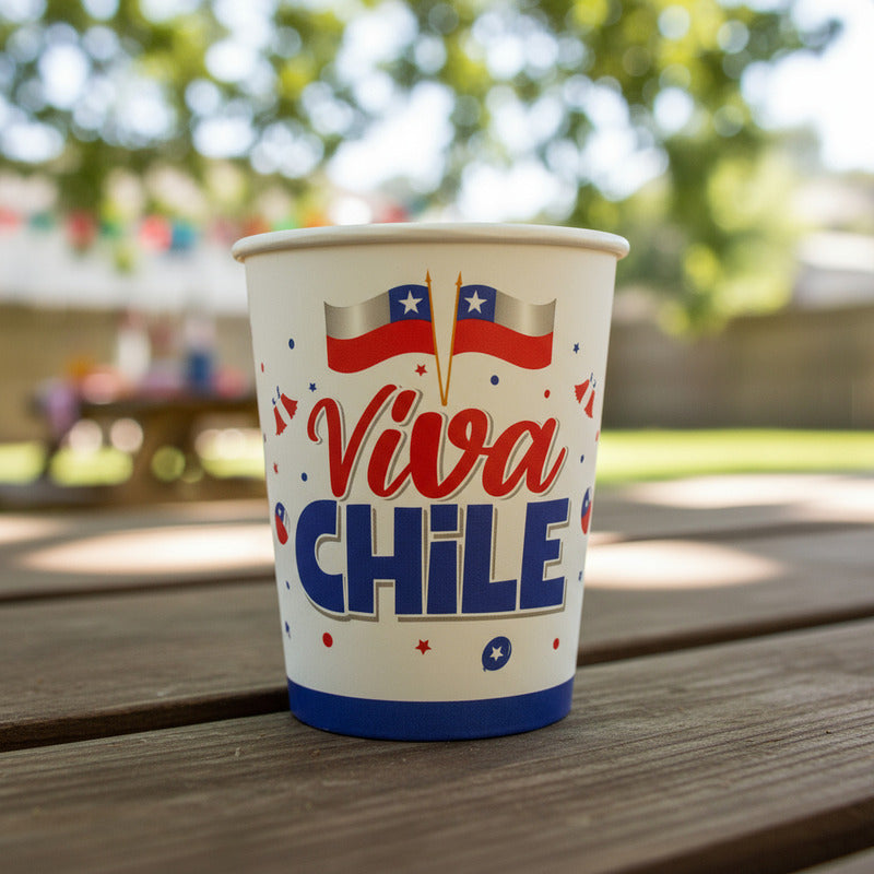 X10 Vaso Desechable Fiestas Patrias Vasos Desechable Fiesta