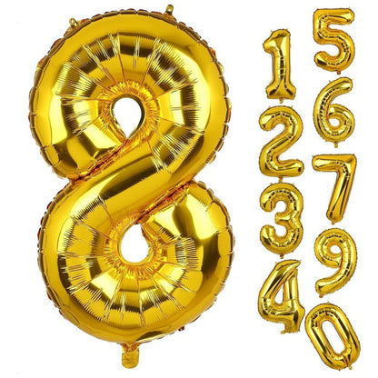 Numeros Cumpleaños Globos Para Cumpleaños Globos Metalicos 8
