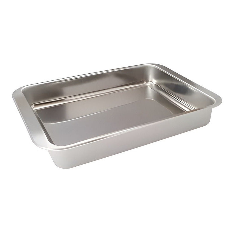 Set X4 Bandeja Para Horno Bandeja Acero Inoxidable Multiuso