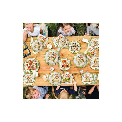 Pack 60 Servilletas Safari Decoración Feliz Cumpleaño Safari